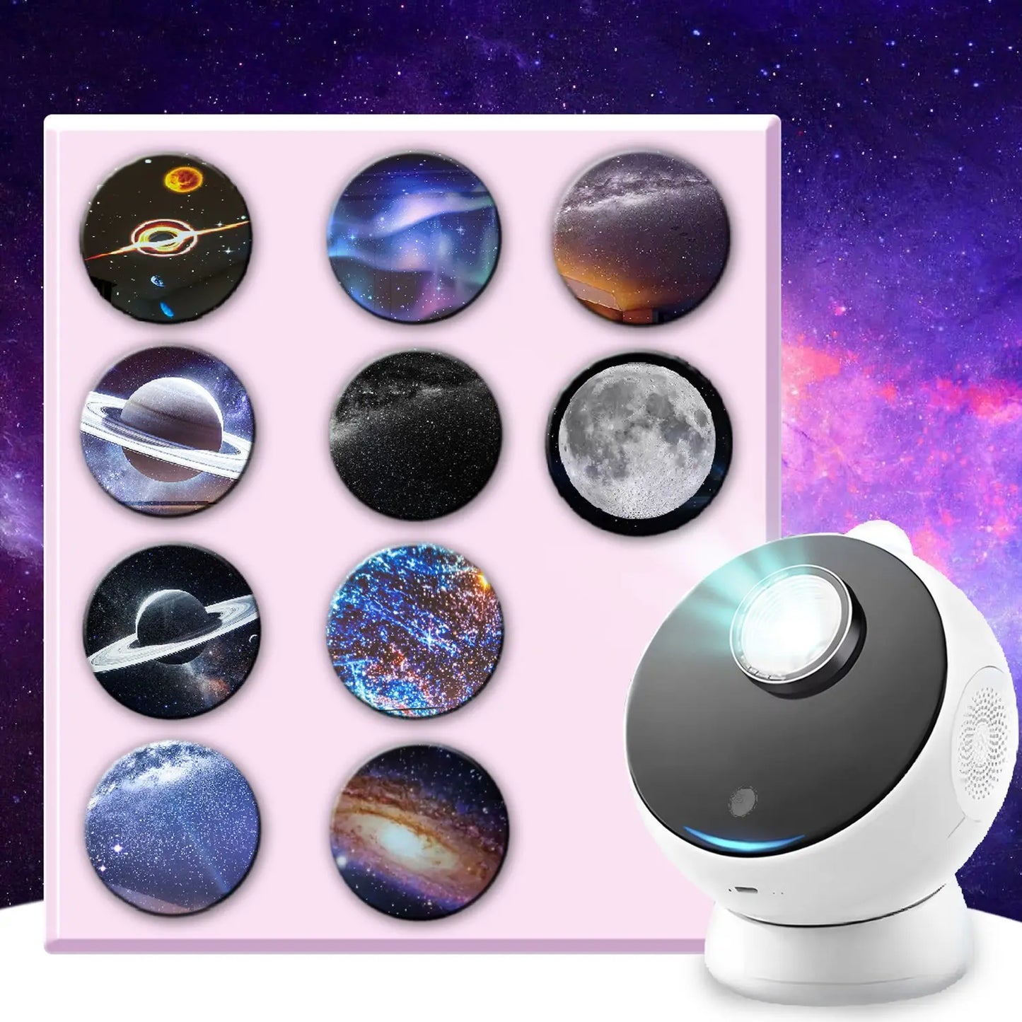 đ Transforme Qualquer Ambiente em um CĂ©u Estrelado MĂĄgico - LuminĂĄria Projetor LED Galaxias