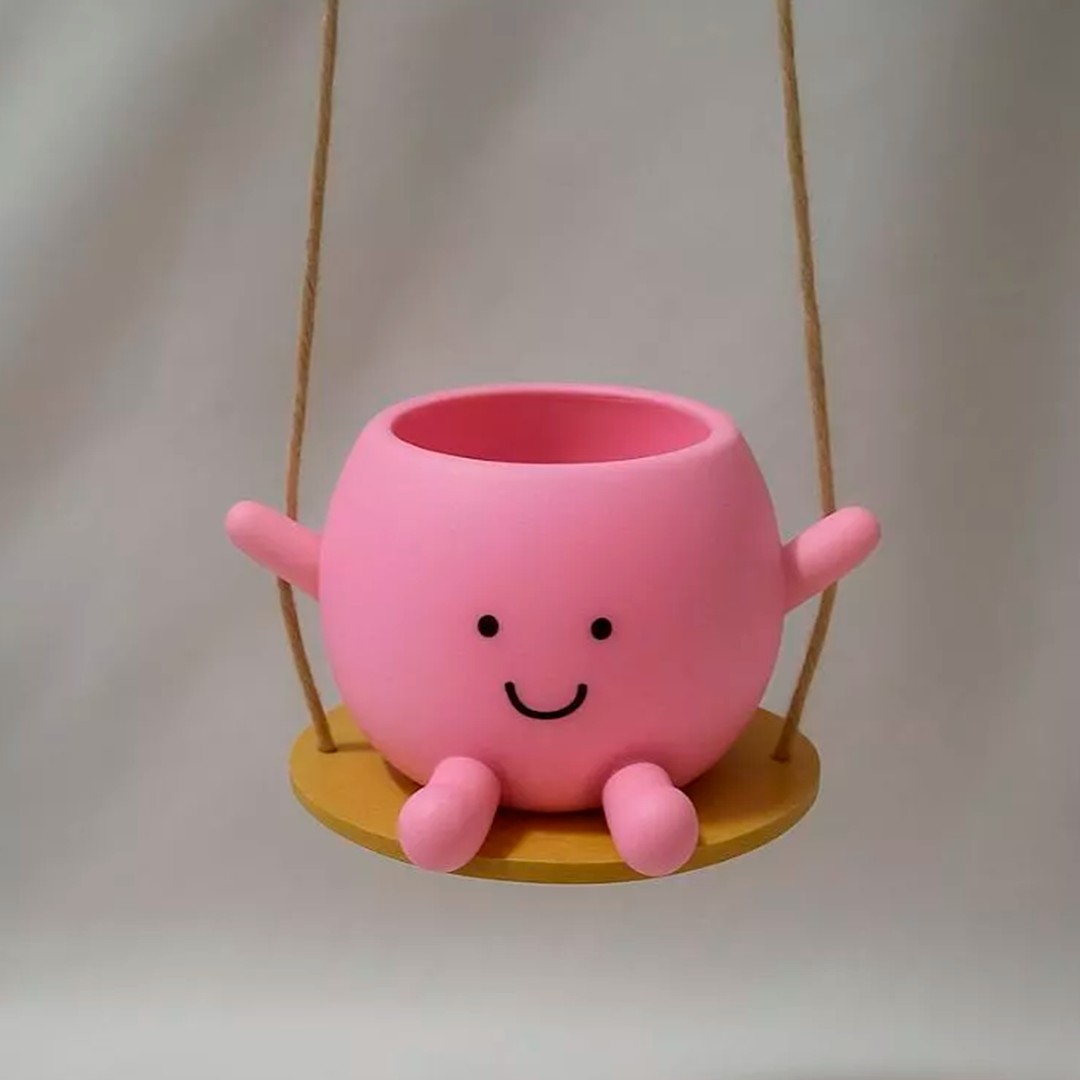 Vasinho Decorativo de Balanço Bob para Suculenta