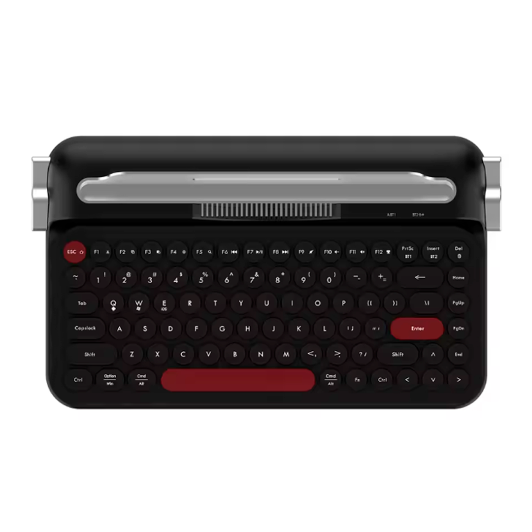 Teclado Bluetooth Dual Connect Recarregável com Suporte