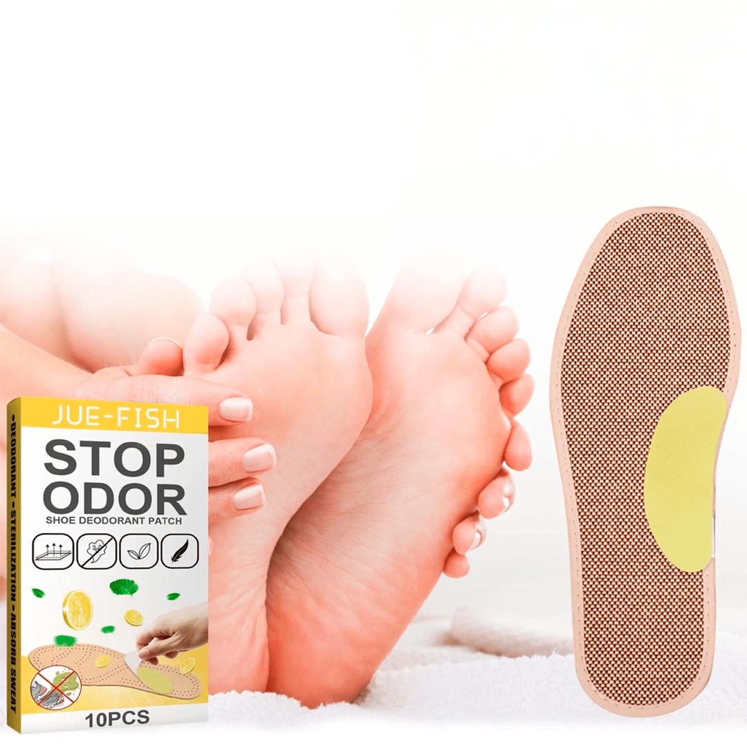 Adesivos Desodorantes para Sapatos - Kit com 10 - Frescor Duradouro com Aroma de Limão - Achei na Lojinha