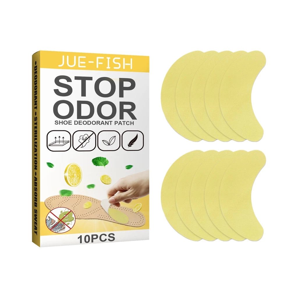 Adesivos Desodorantes para Sapatos - Kit com 10 - Frescor Duradouro com Aroma de Limão - Achei na Lojinha