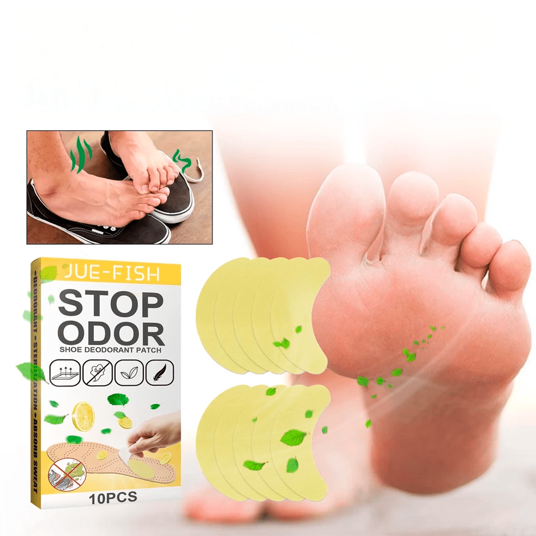 Adesivos Desodorantes para Sapatos - Kit com 10 - Frescor Duradouro com Aroma de Limão - Achei na Lojinha
