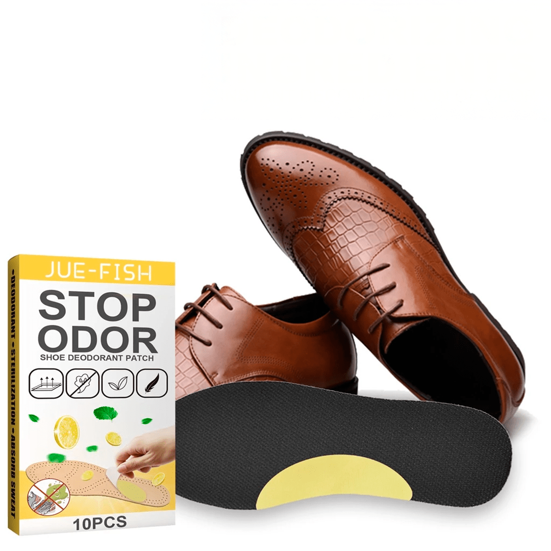 Adesivos Desodorantes para Sapatos - Kit com 10 - Frescor Duradouro com Aroma de Limão - Achei na Lojinha