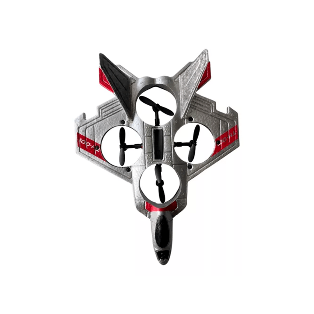Avião Drone Planador Controle Remoto, Avião com Luz LED, Avião de Espuma RC - Achei na Lojinha