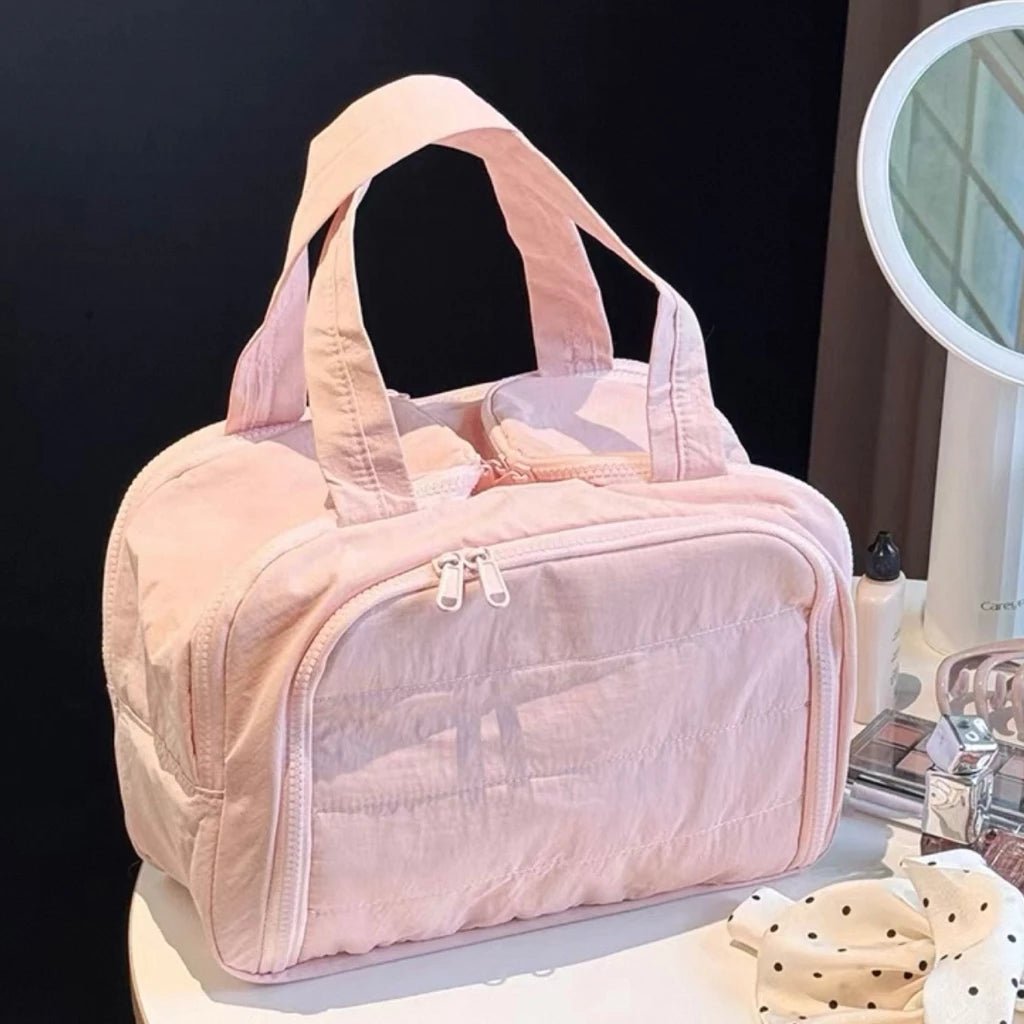 Bolsa Cosmética Portátil de Grande Capacidade - Achei na Lojinha