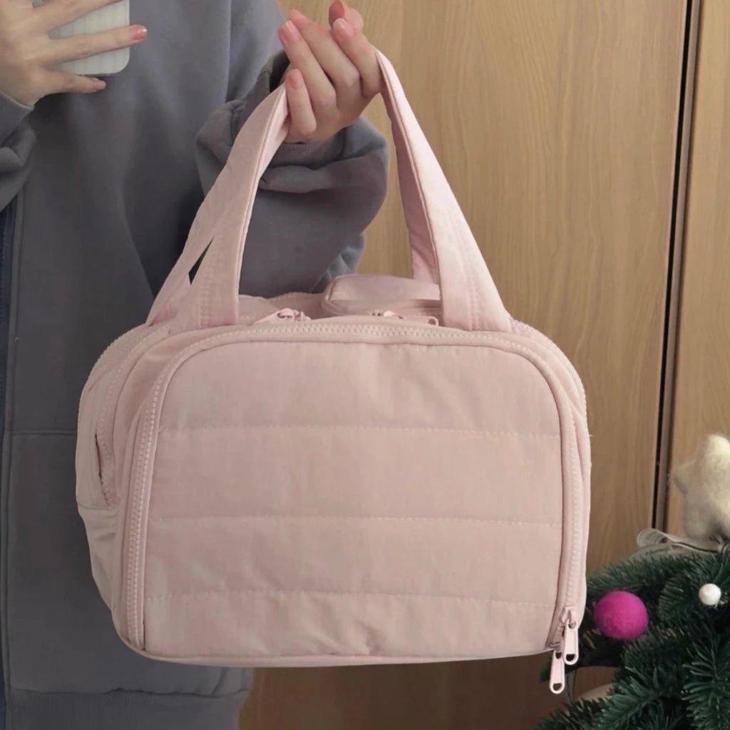 Bolsa Cosmética Portátil de Grande Capacidade - Achei na Lojinha