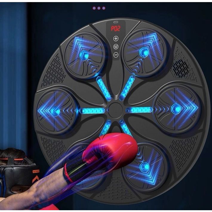 Boxe Musical Inteligente para Parede Bluetooth Fixação Adesiva + Luvas de Brinde! - Achei na Lojinha