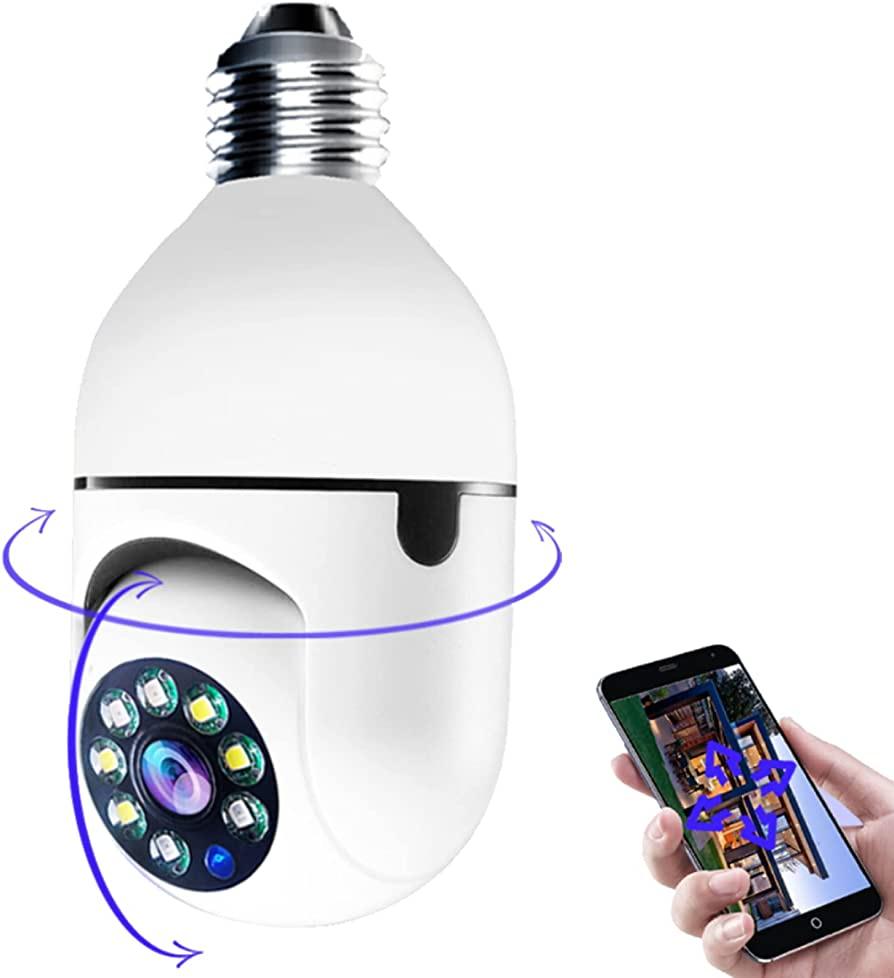 Câmera de Vigilância Inteligente Smart Wi - Fi Bulbo E27 Bivolt - Achei na Lojinha