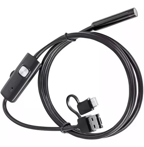 Câmera Sonda Endoscópica Tipo C/Micro USB - Achei na Lojinha