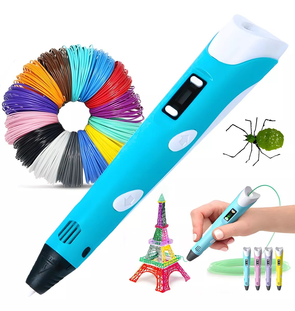 Caneta de Impressão 3D - Criatividade e Diversão Sem Limites para Toda a Família - Achei na Lojinha