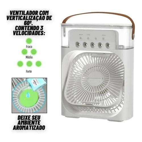 Climatizador e Umidificador Portátil Bivolt USB - Achei na Lojinha