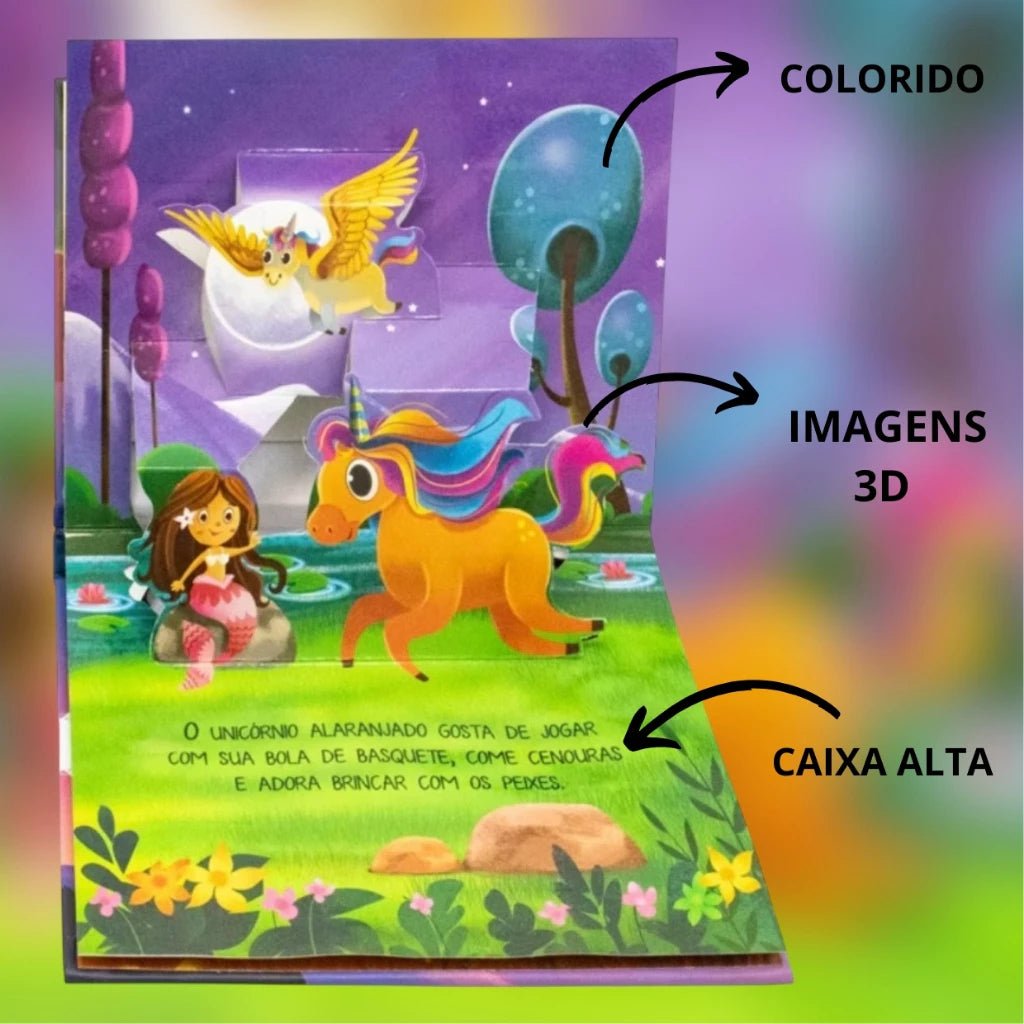 Coleção Contos Pop - Up 3D (Capa Dura) – Livros Interativos para Encantar, Brincar e Aprender! - Achei na Lojinha