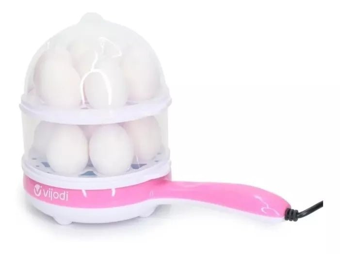 Cozedor de Ovos Elétrico a Vapor 2 em 1 Multifuncional - Achei na Lojinha