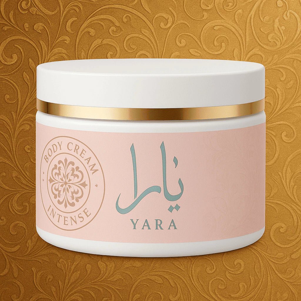 Creme Hidratante Corporal Árabe Asad, Yara, Fakhar Rose, Club de Nuit, Royal Amber, Sabah, Angel, Pote Grande 250ml - Achei na Lojinha