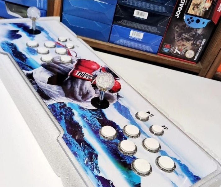 Fliperama Arcade Portátil de Mesa com 10 Mil Jogos - Experiência Retrô em Alta Definição! - Achei na Lojinha