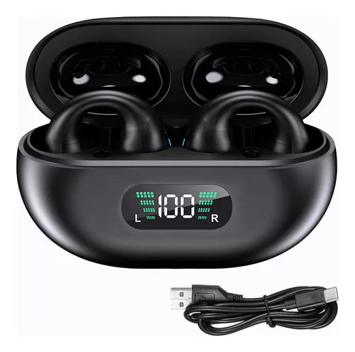 Fone de Ouvido Bluetooth Sem Fio Clipe de Orelha - Achei na Lojinha