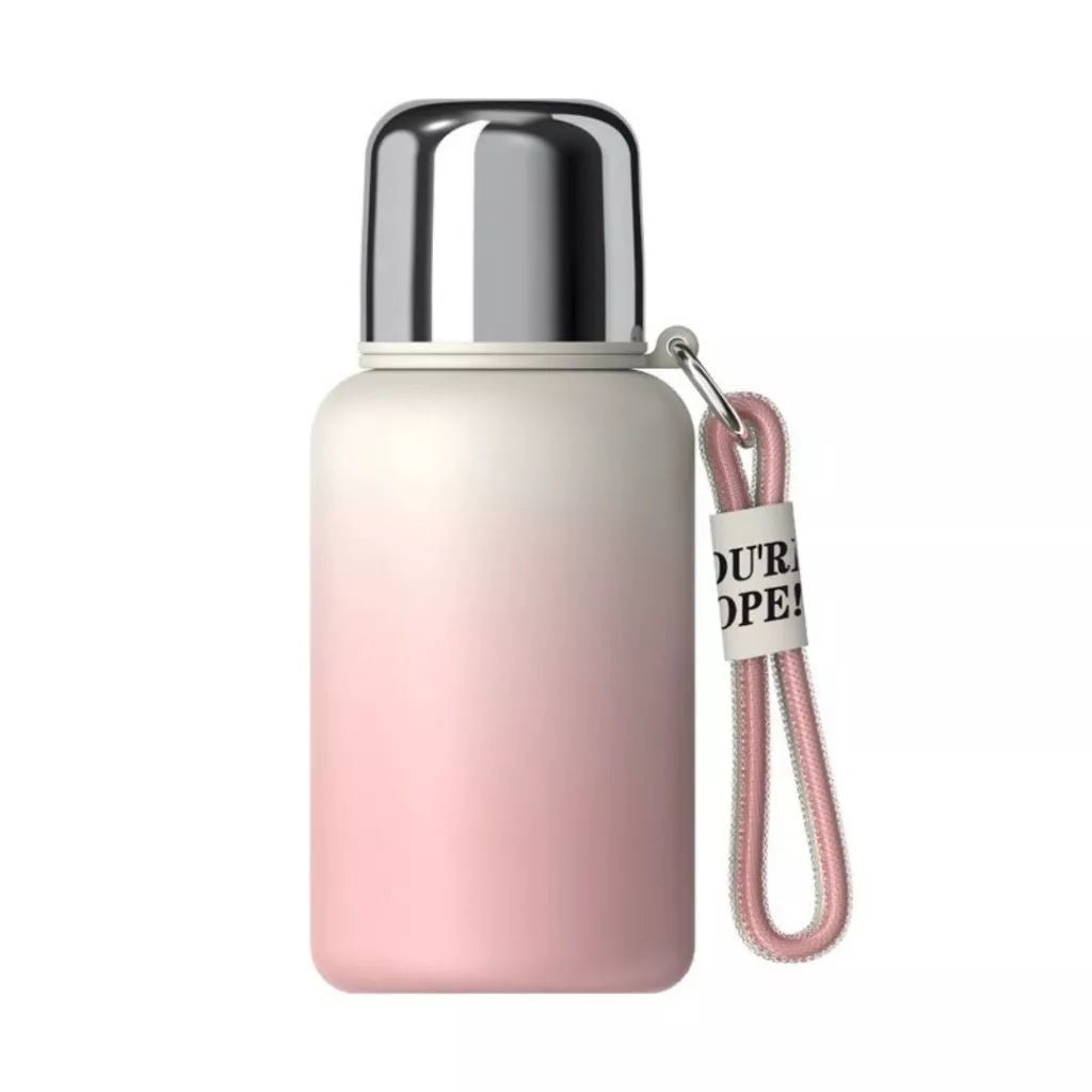 Garrafa Térmica 500ml Inox com Alça de Mão – Frio & Quente - Achei na Lojinha