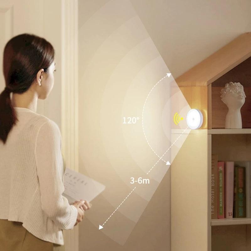 Kit 3 Luminárias com Sensor de Presença e de Luminosidade Sem Fio - Recarregável - Achei na Lojinha