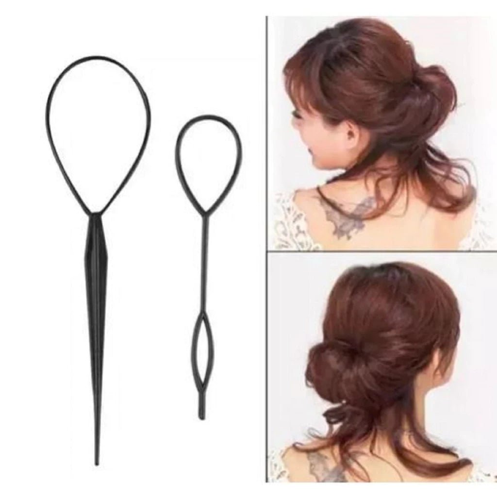 Kit com 5 Acessórios para Penteados e Grampo Ondulado – Coques, Tranças e Looks Criativos em Segundos - Achei na Lojinha