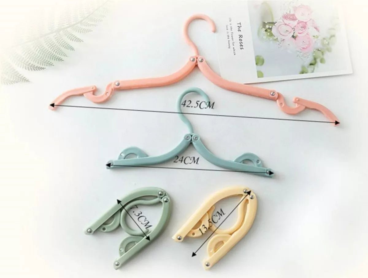 Kit com 5 cabides Dobráveis Multiuso - Achei na Lojinha
