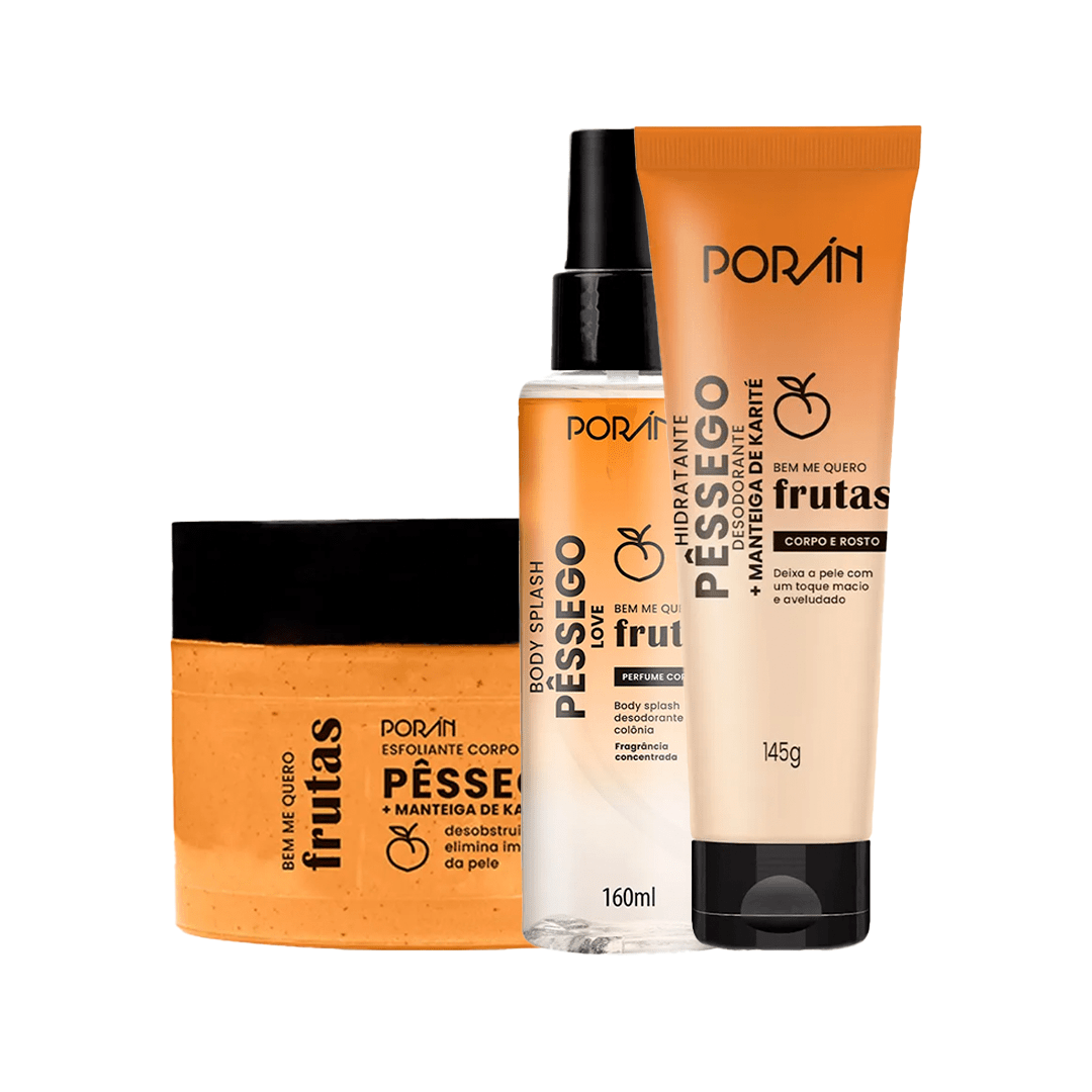 Kit Porán – Seu Ritual de Autocuidado com Fragrância de Verão o Ano Todo 🍉🍓🍑 - Achei na Lojinha