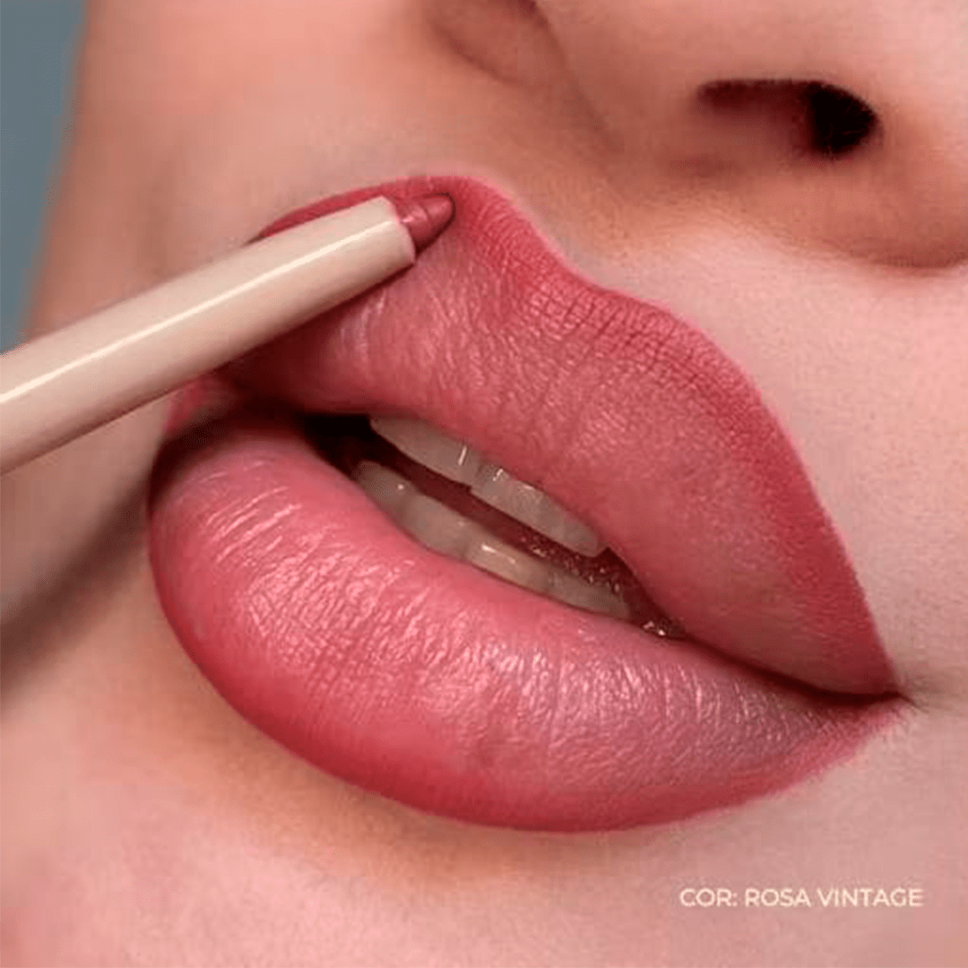 Lápis Labial Retrátil Draw Mouth – Contorno Preciso, Boca Marcante - Achei na Lojinha