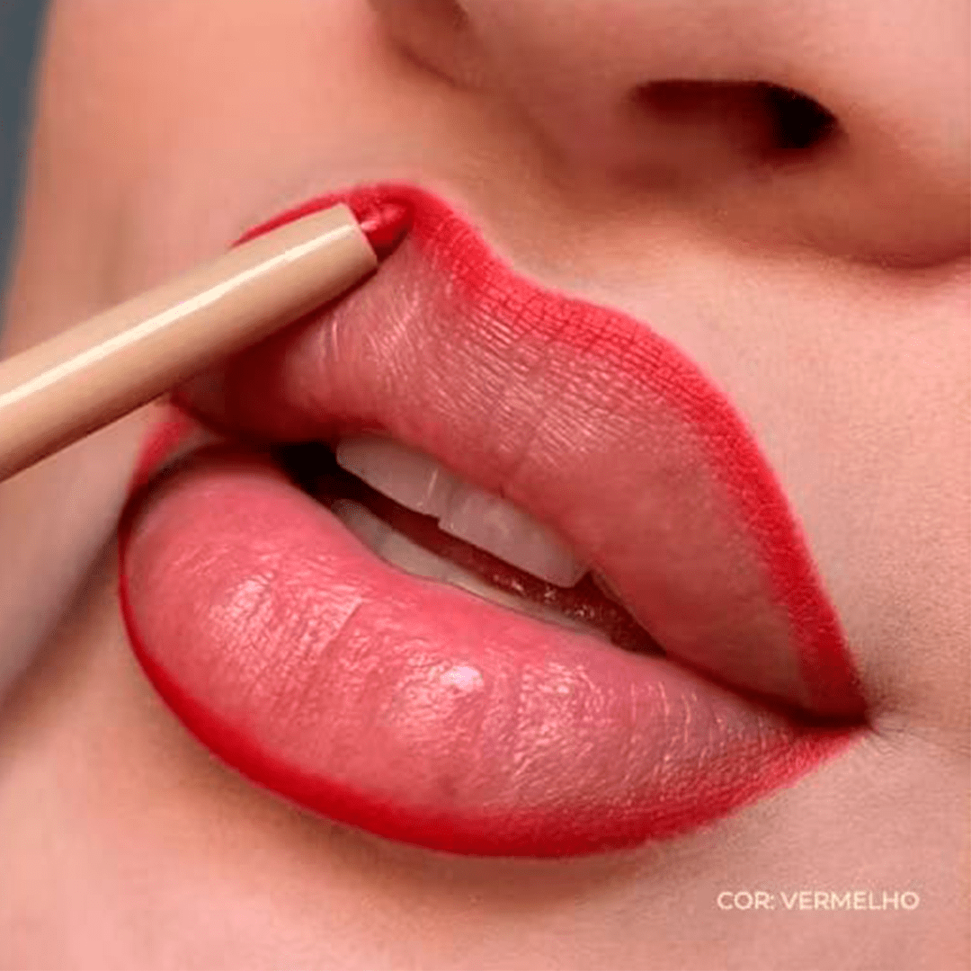 Lápis Labial Retrátil Draw Mouth – Contorno Preciso, Boca Marcante - Achei na Lojinha