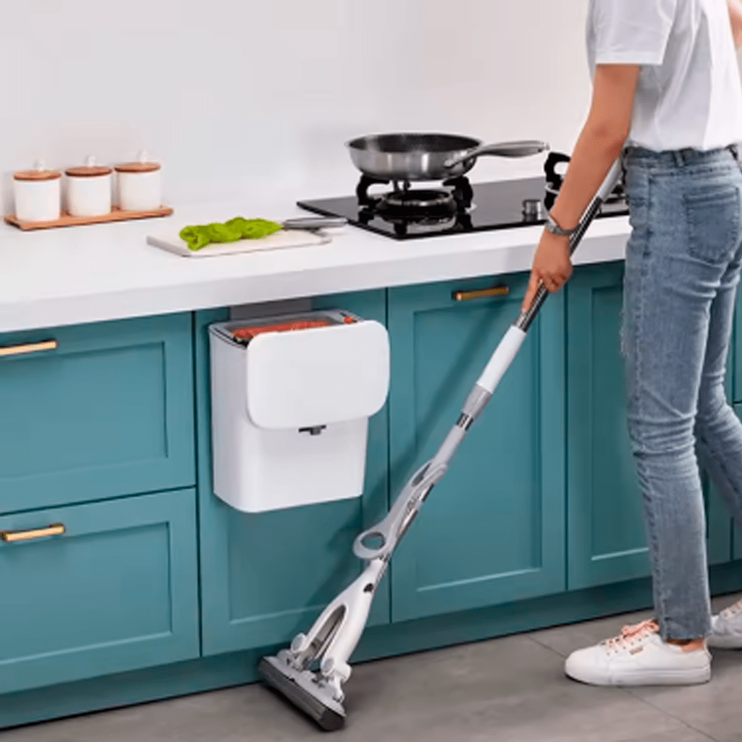 Lixeira Compacta Pendurável com Tampa 7 Litros – Organização e Praticidade ao seu Alcance! - Achei na Lojinha