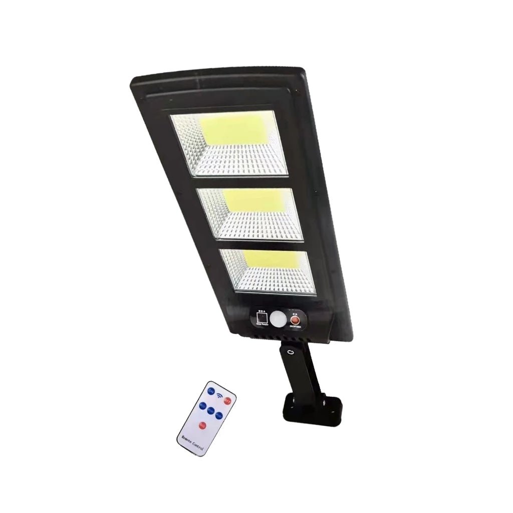 Luminária LED Solar com Sensor de Movimento e Controle Remoto Poste - Achei na Lojinha