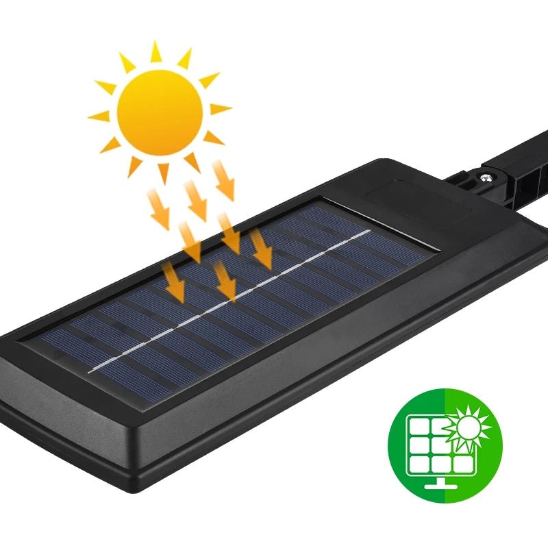 Luminária LED Solar com Sensor de Movimento e Controle Remoto Poste - Achei na Lojinha