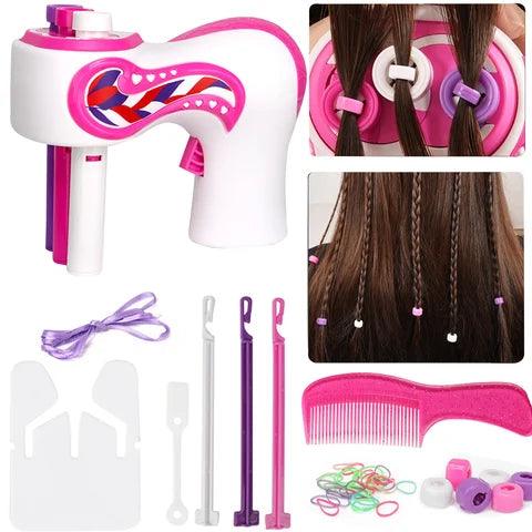 Máquina Automática de Tranças de Cabelo Bracelet - Kit Completo - Achei na Lojinha