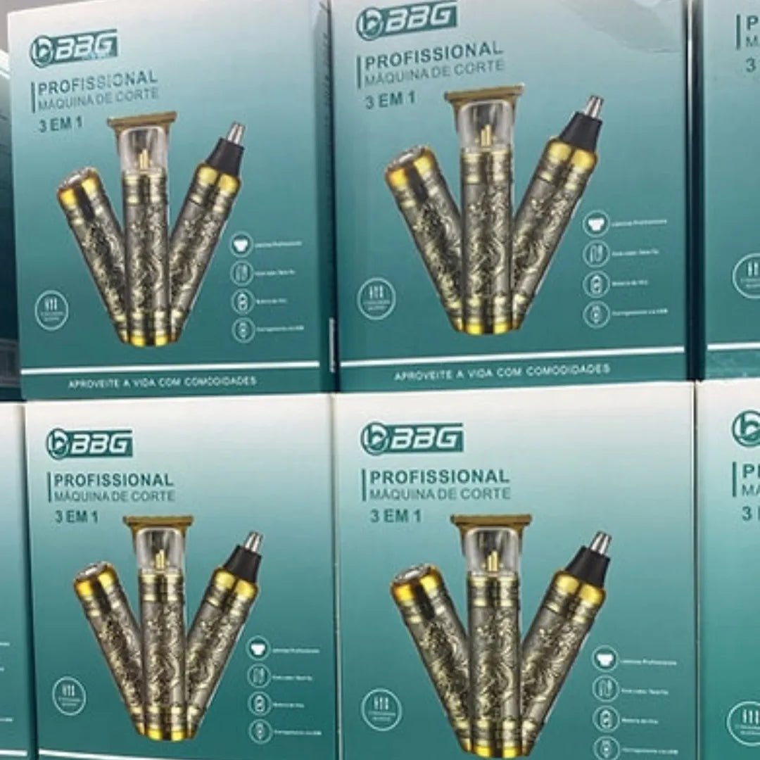 Máquina de Corte Profissional BBG 3 em 1 - Achei na Lojinha