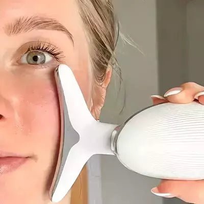 Massageador Facial Rejuvenescedor com Fototerapia Anti - Rugas - Achei na Lojinha