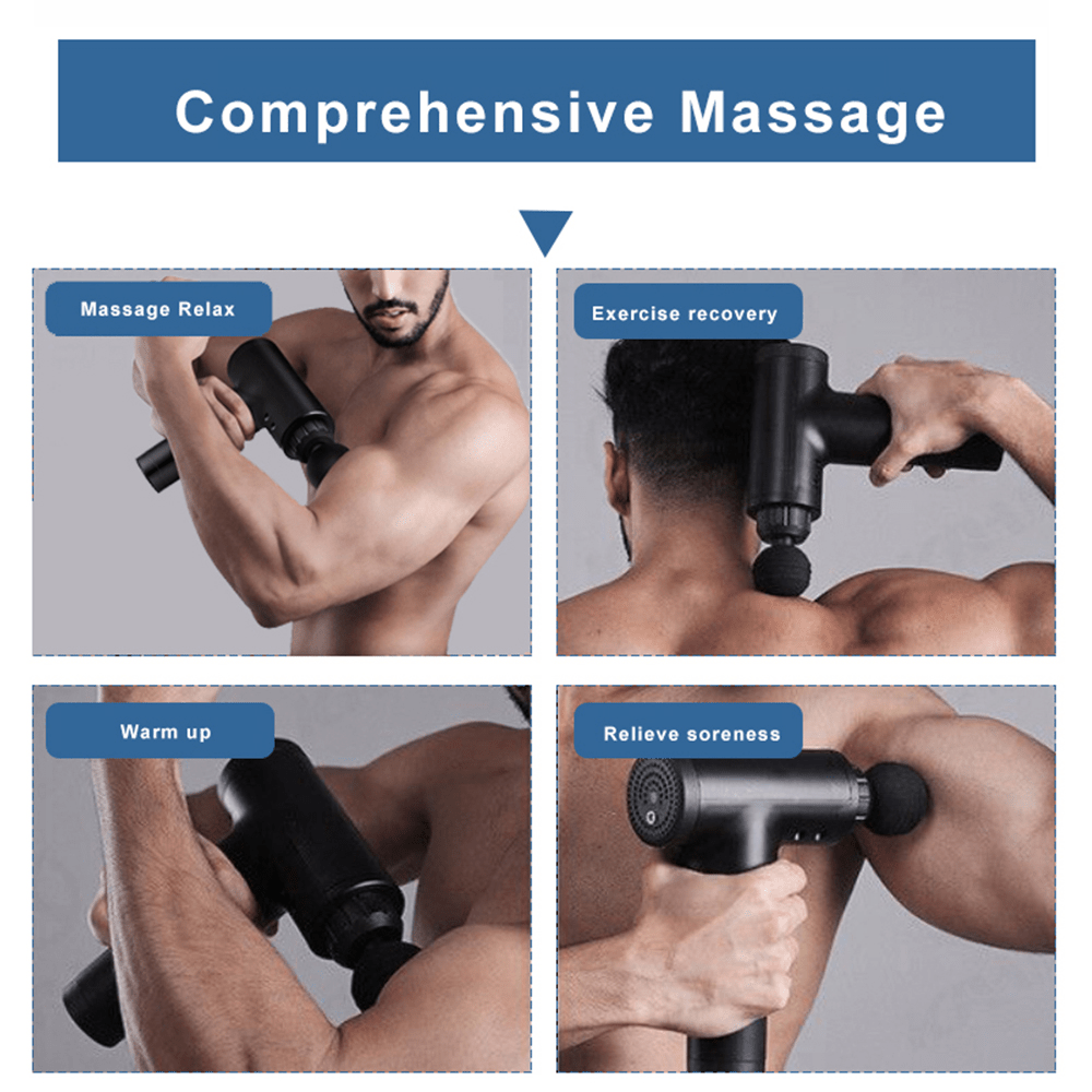 Massageador Muscular de Alta Frequência Profissional - Achei na Lojinha