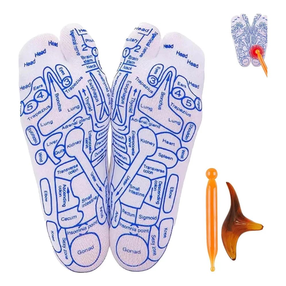 Meias de Reflexologia Serenity Steps - Achei na Lojinha