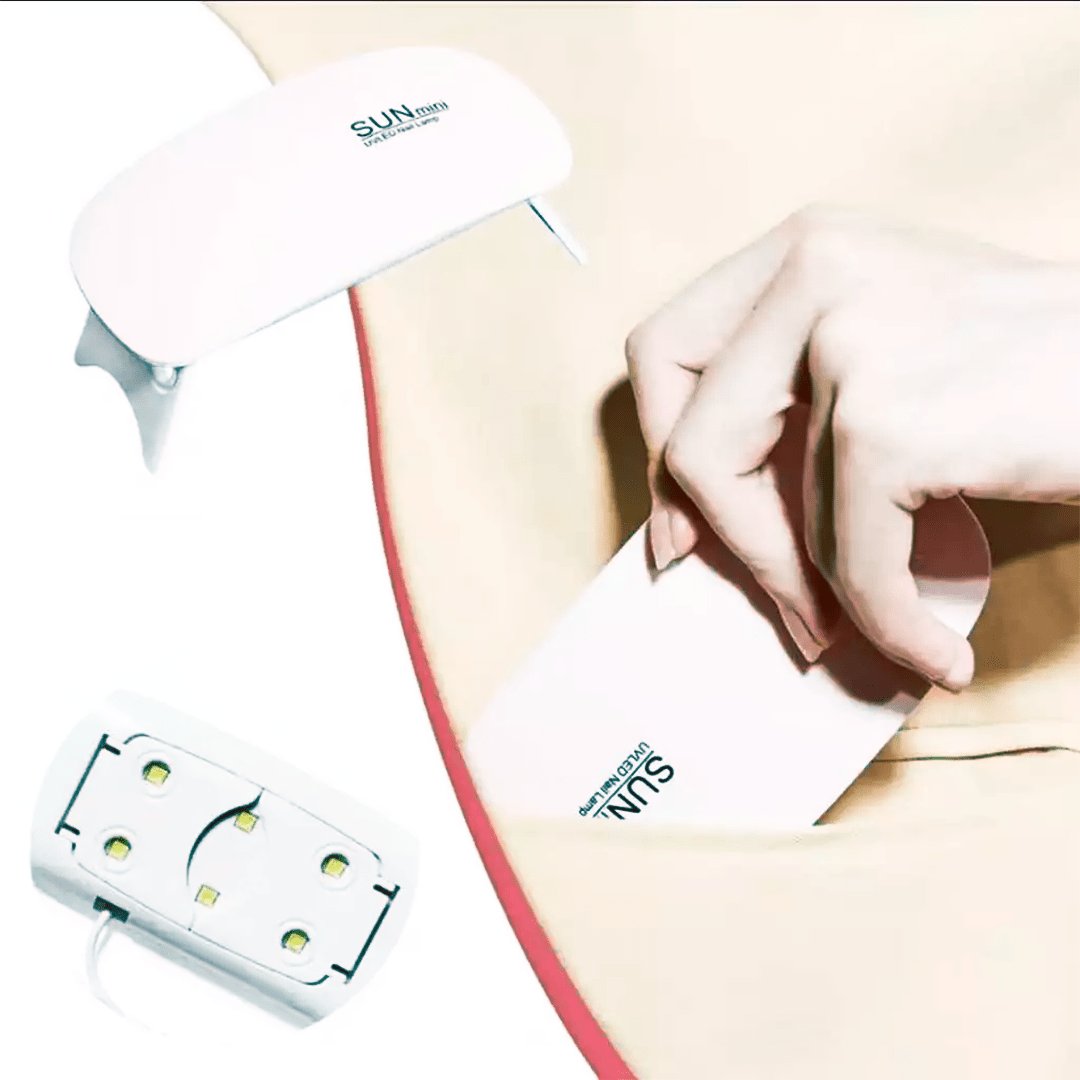 Mini Cabine LED UV Sun Mini – Suas Unhas, Perfeitas em Qualquer Lugar - Achei na Lojinha