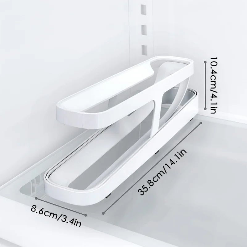 Organizador de Ovos com Rolagem Automática - Praticidade e Organização para sua Geladeira - Achei na Lojinha