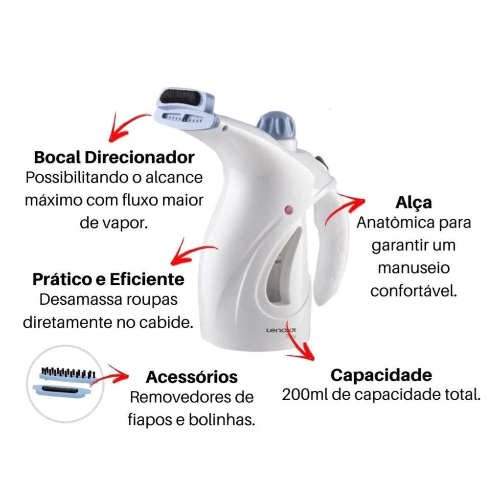 Passadeira a Vapor Vertical - Diga adeus ao ferro tradicional - Achei na Lojinha