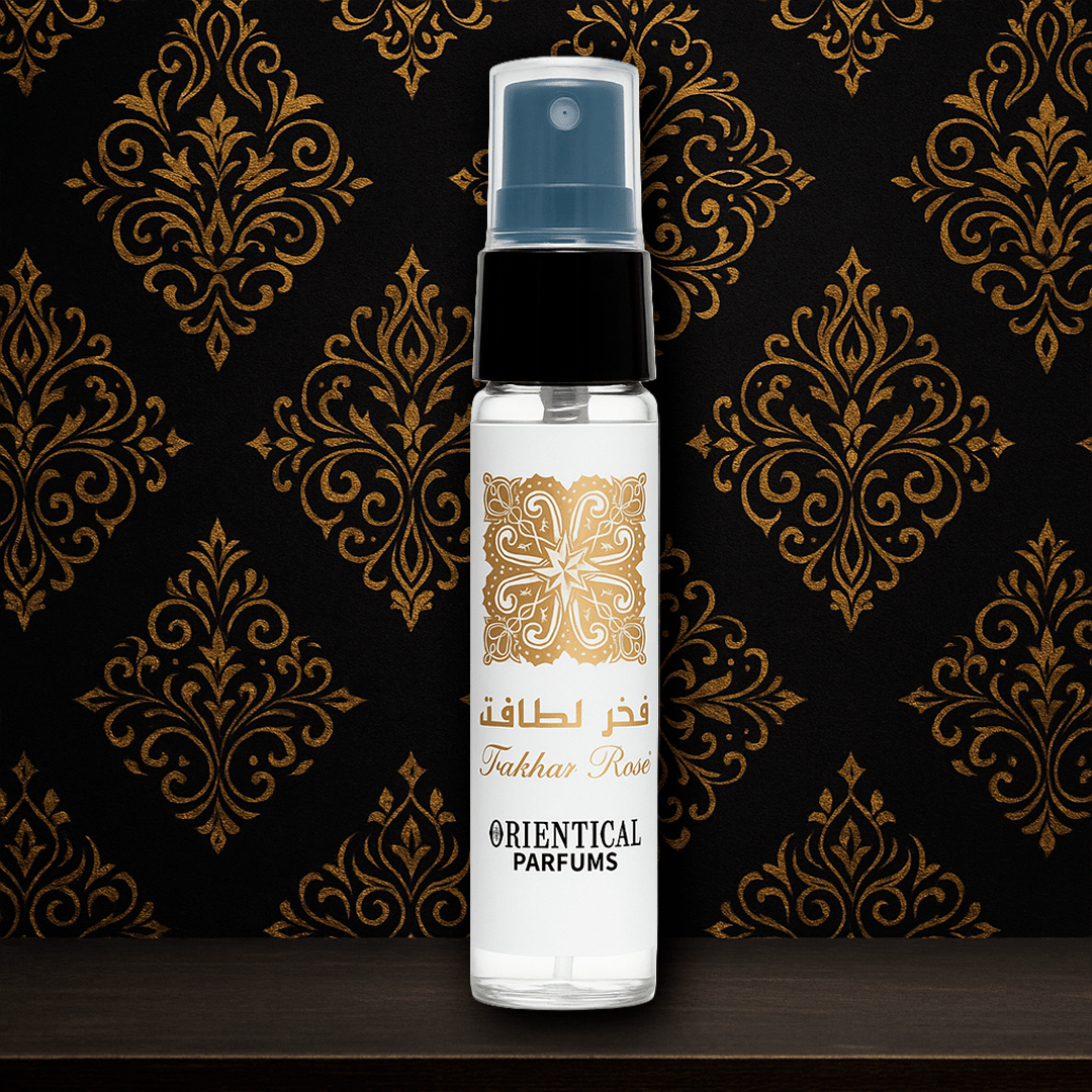 Perfume árabe Fakhar Rose - Alta Fixação - 15ml - Achei na Lojinha