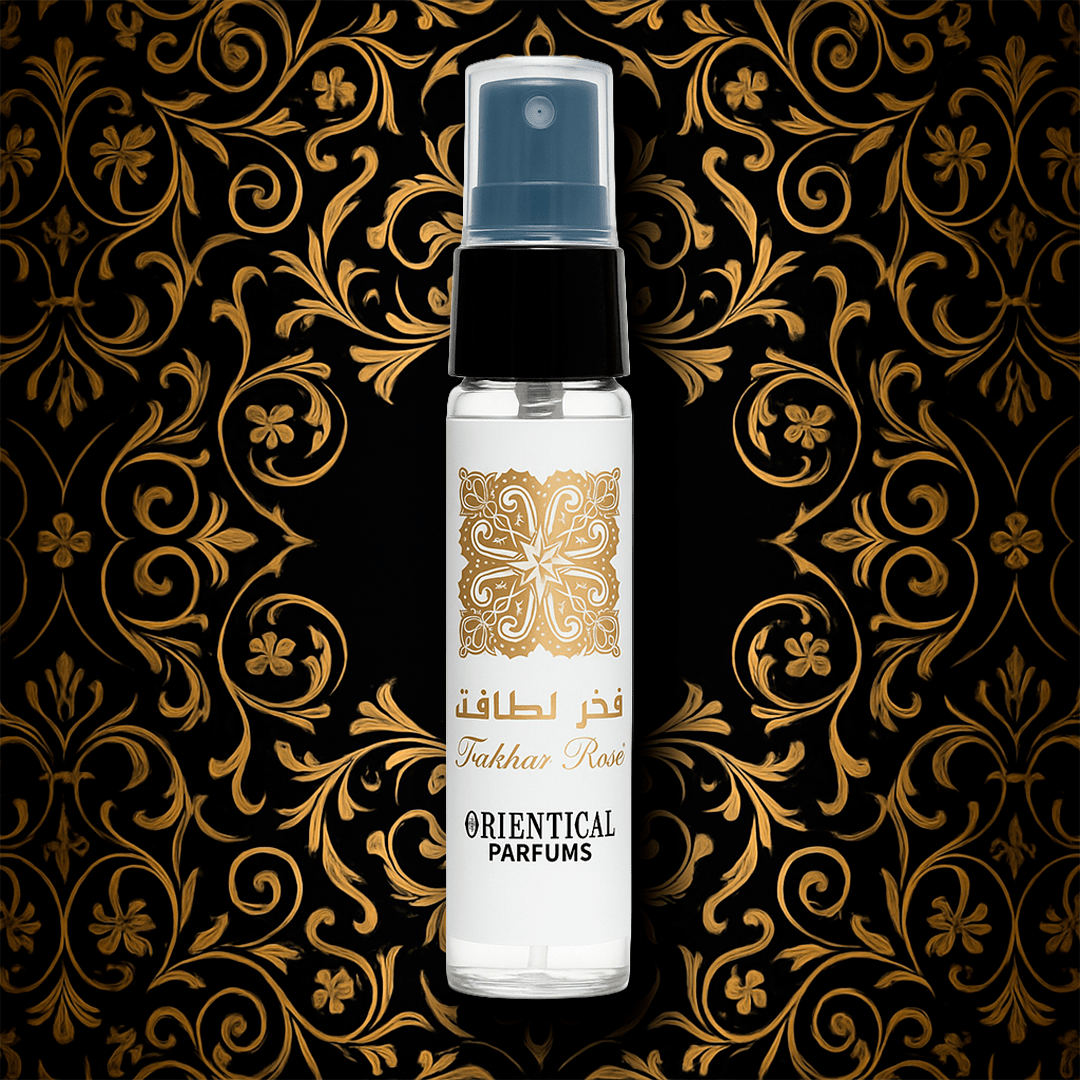 Perfume árabe Fakhar Rose - Alta Fixação - 15ml - Achei na Lojinha
