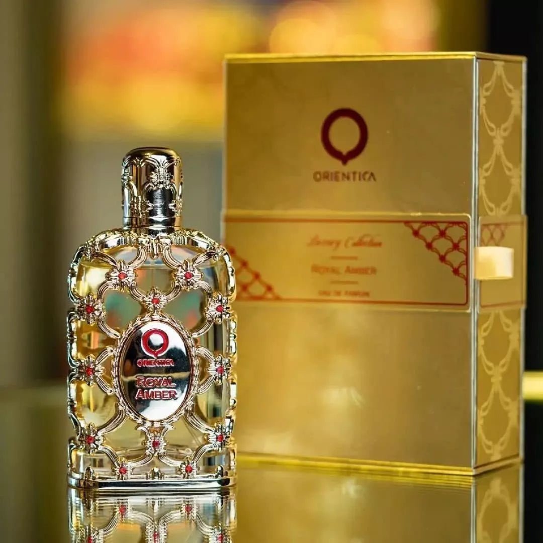Perfume Royal Amber de Orientica Luxury 80ml Premium - Achei na Lojinha