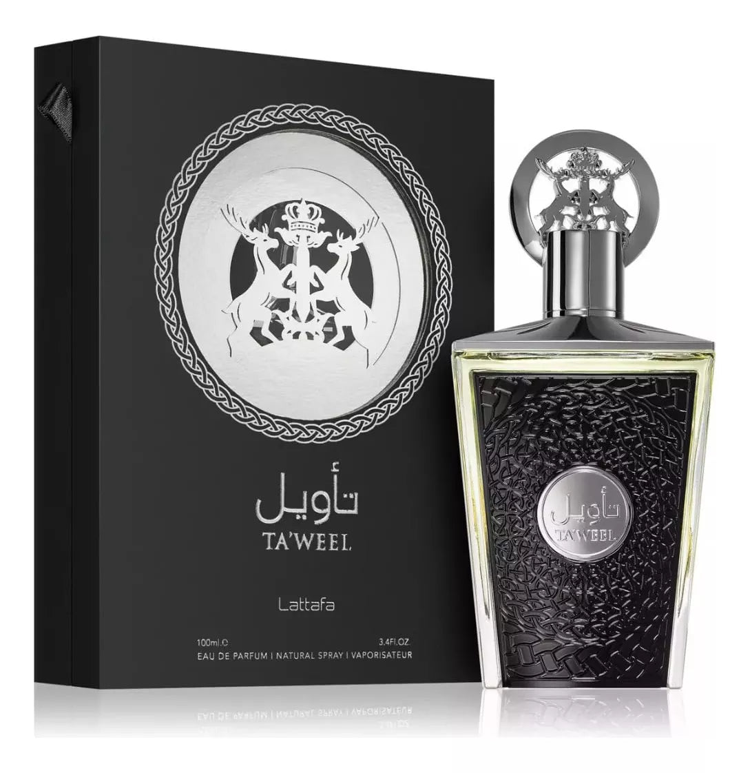 Perfume Ta'weel de Lattafa Perfumes 100ml Masculino - Achei na Lojinha
