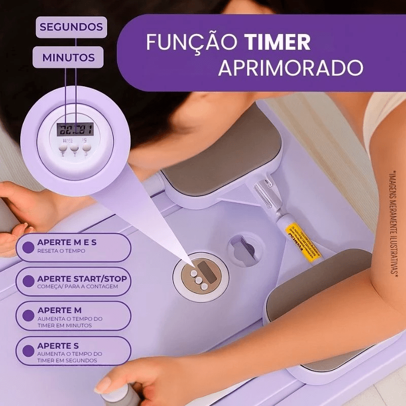 Prancha Extensora Dobrável para Pilates e Abdominais Multifuncional - Achei na Lojinha