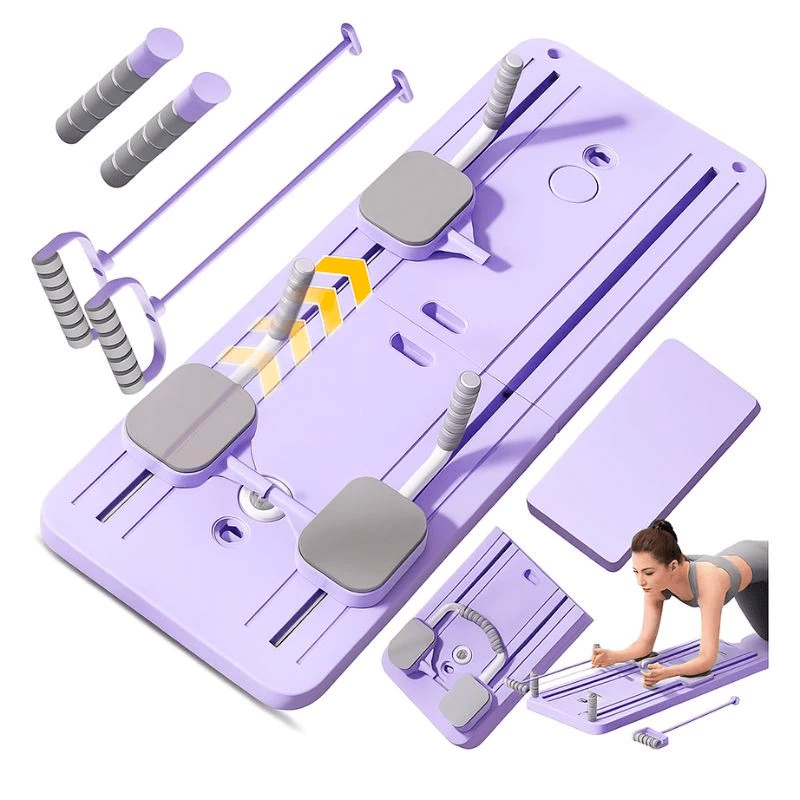 Prancha Extensora Dobrável para Pilates e Abdominais Multifuncional - Achei na Lojinha