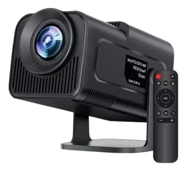 Projetor HY320 com Android 11, WiFi 6 e Suporte para 4K - Experiência de Cinema em Casa - Achei na Lojinha