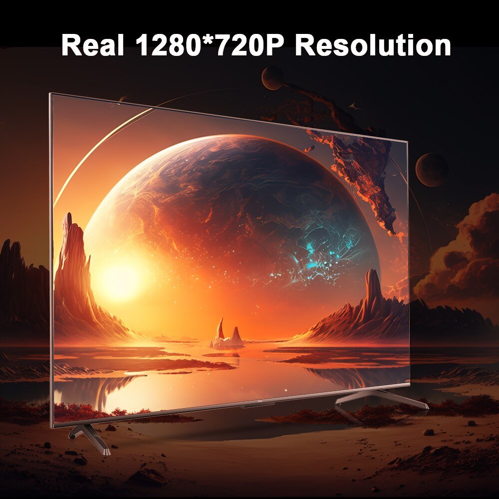 Projetor Portátil HY300 para Cinema em Casa com Resolução HD - Achei na Lojinha