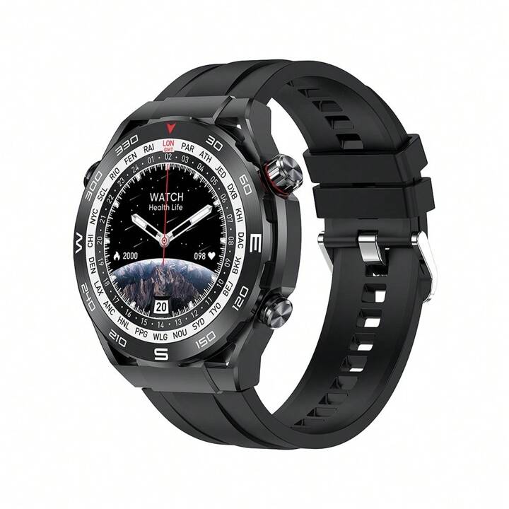 Relógio SmartWatch Run 6 - Tela AMOLED com GPS Integrado e ChatGPT - Achei na Lojinha