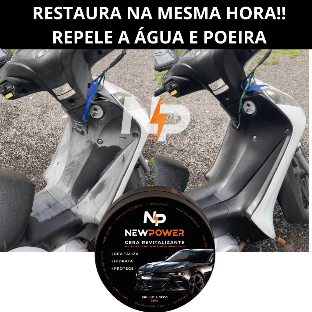 Revitalizador de Plásticos Automotivos NewPower – Devolva o Brilho Original ao Seu Carro - Achei na Lojinha