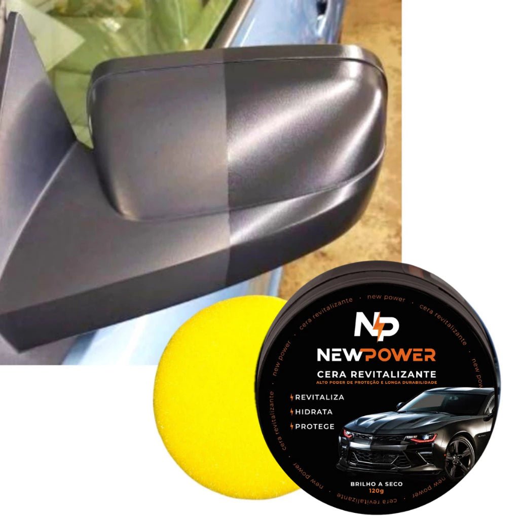 Revitalizador de Plásticos Automotivos NewPower – Devolva o Brilho Original ao Seu Carro - Achei na Lojinha
