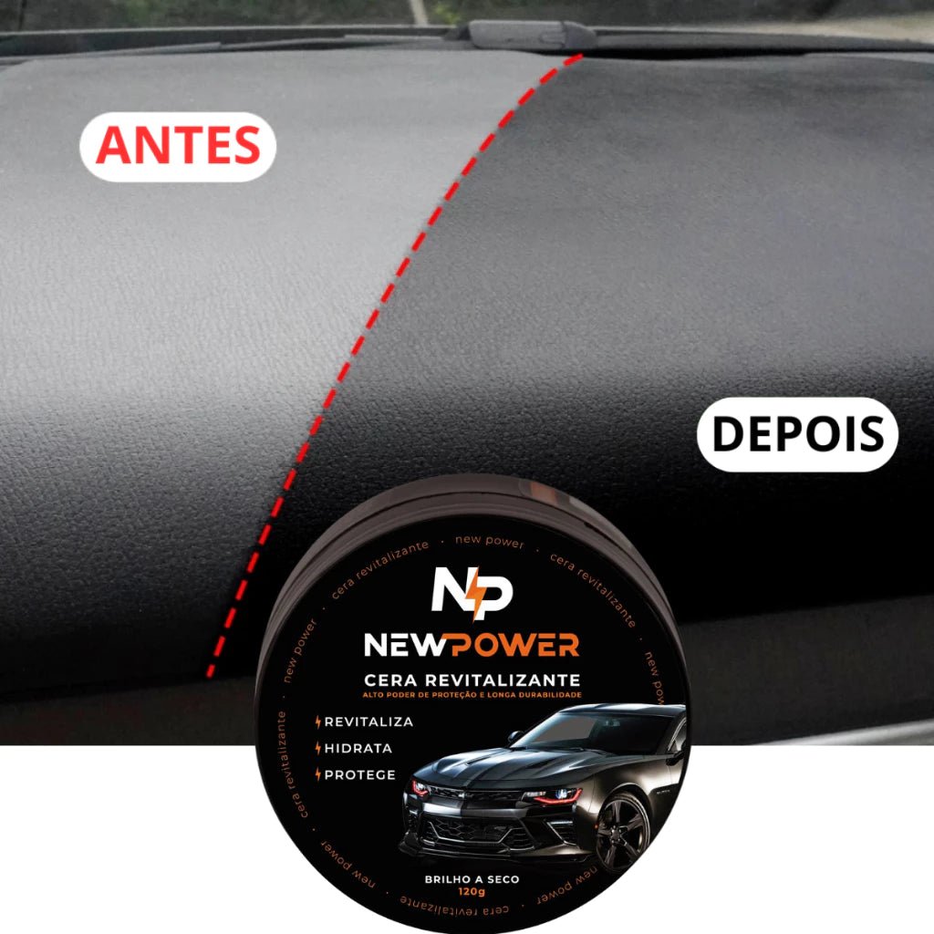 Revitalizador de Plásticos Automotivos NewPower – Devolva o Brilho Original ao Seu Carro - Achei na Lojinha